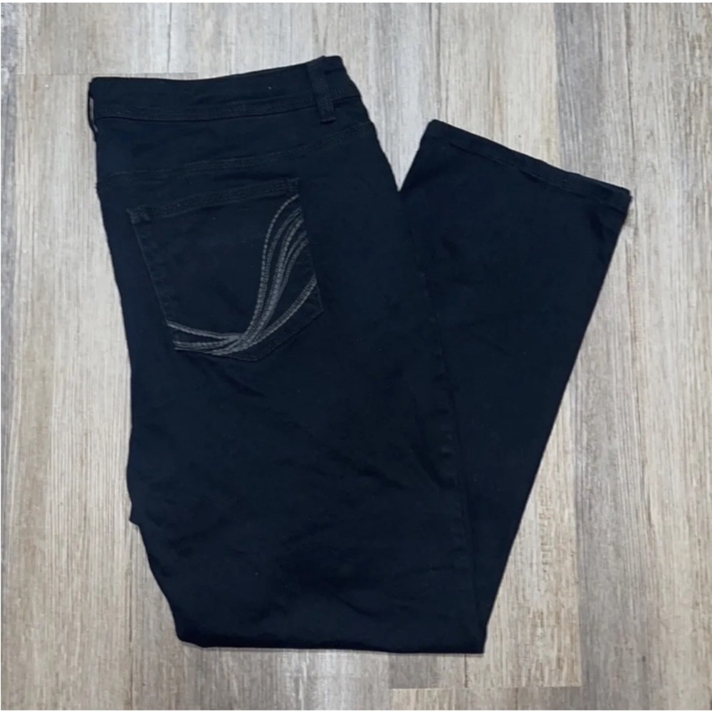 Women’s Style & Co Black Straight Leg Jeans Size 18W 20x29